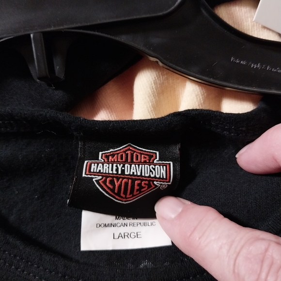 Harley Davidson women's tshirt size Large plus bandana - Picture 5 of 6